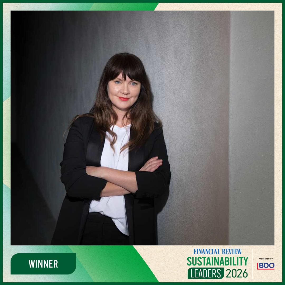 Karmin Kenny, Founder and CEO of Mineral Fox — Financial Review Sustainability Leaders 2026 Winner