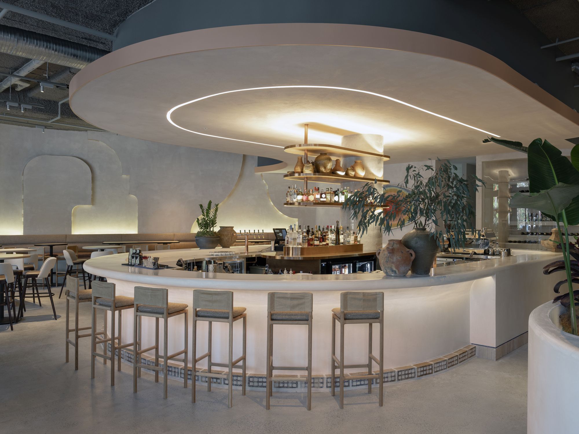 Hurricane's Grill and Bar, Cronulla, NSW — Ibiza Plaster, Microcement by Mineral Fox